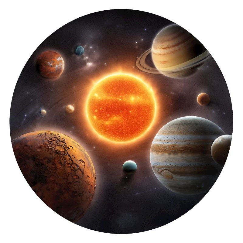 Astronomie Orbite des planètes du système solaire spatial