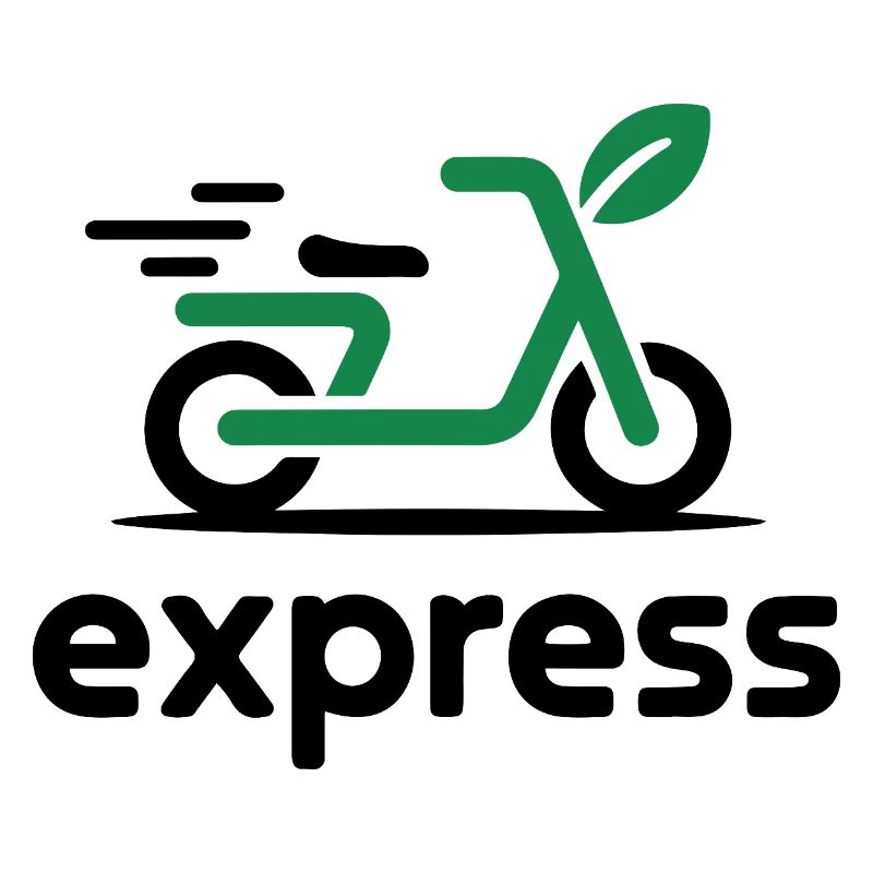 Eco Express Leaf Scooter Logo