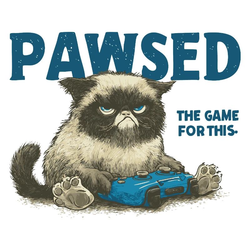 PAWSED the game Cat with Controller