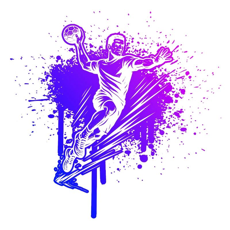 Conception compacte de handball pour le handball masculin
