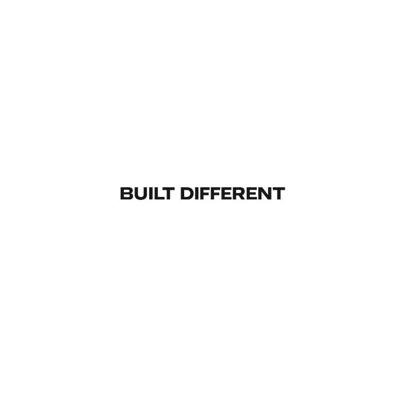 Typographie différente construite