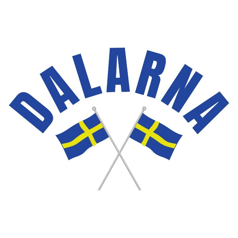 Drapeaux de Dalarna, Suède