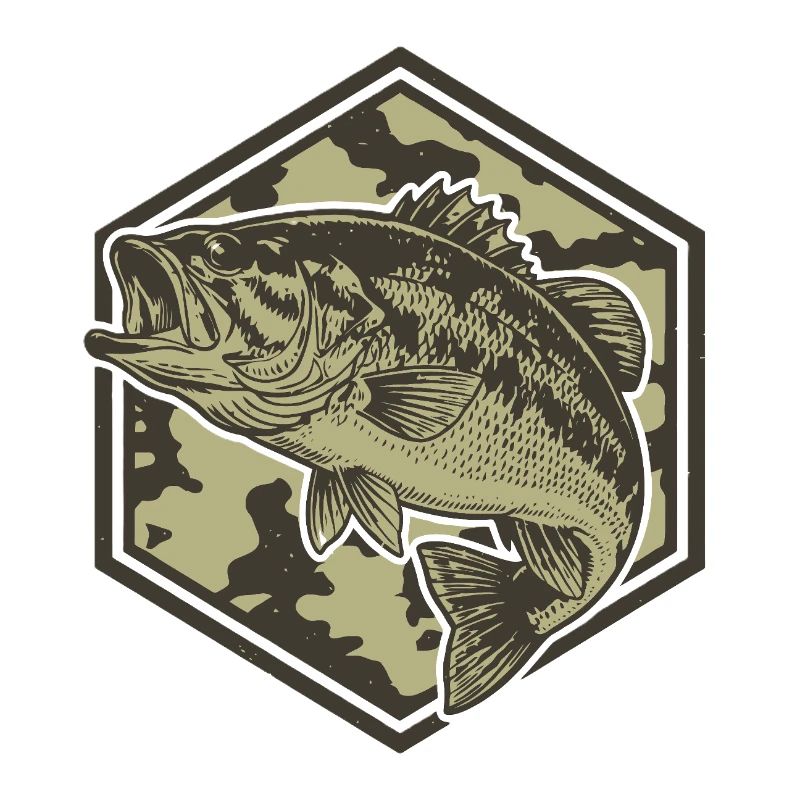 La basse dans l’hexagone de camouflage
