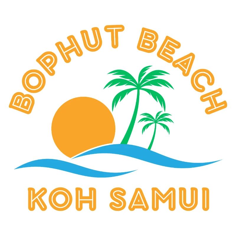 Koh Samui Beach Sunset Palm
