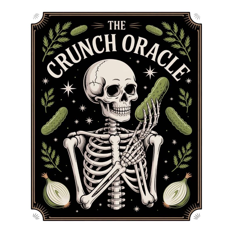 Le croquant Oracle Squelette Et Concombres Humour