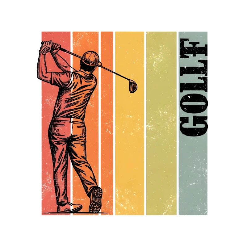 1Man Humor Golf Funny Idea Golfer Golf Pattern