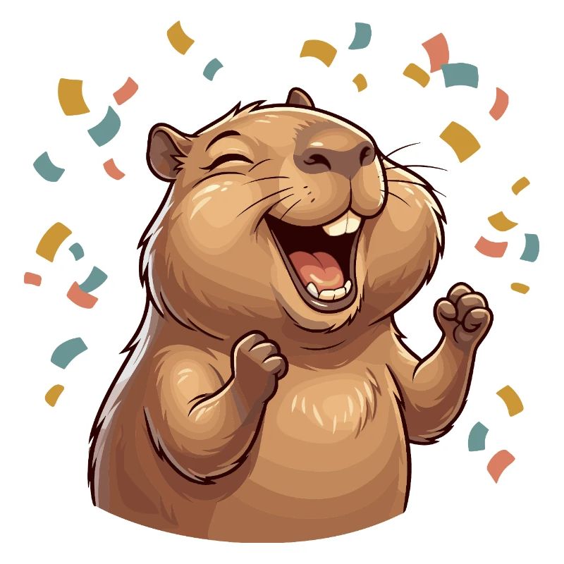 Happy Capybara Capybara