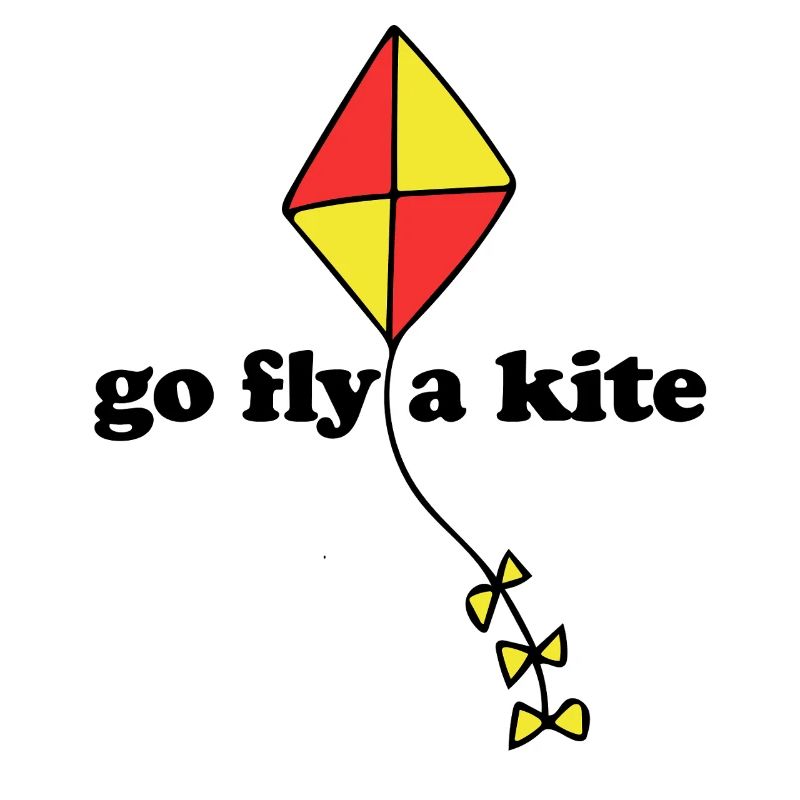 Red Yellow Diamond Kite