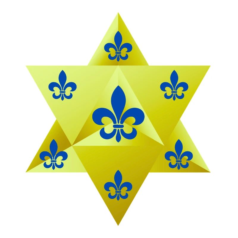 Merkaba Star & Feur de lis