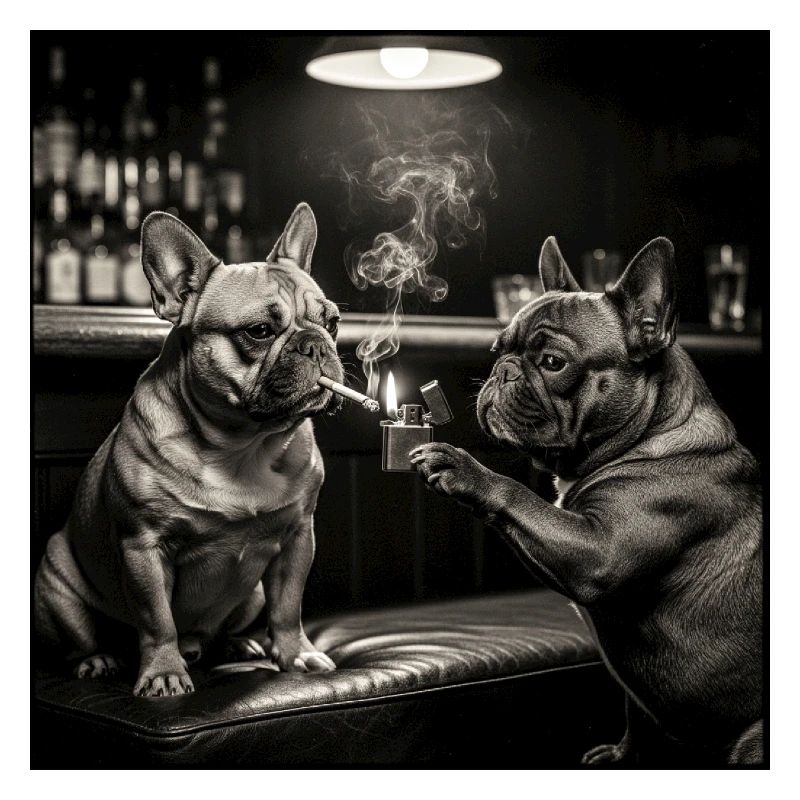 Bouledogue français – Design de chien bully mignon