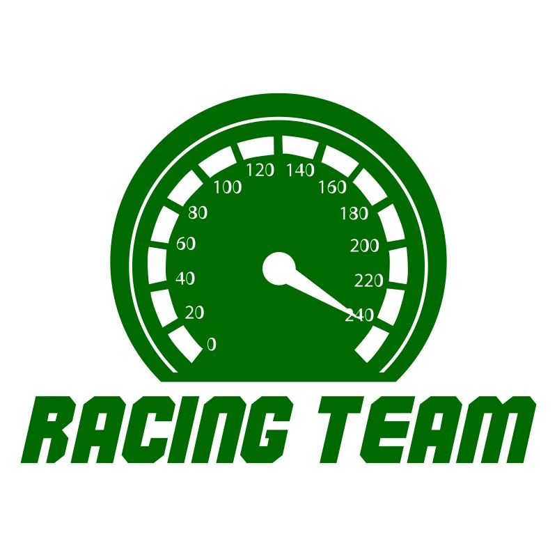Graphismes du compteur de vitesse de l’équipe de course