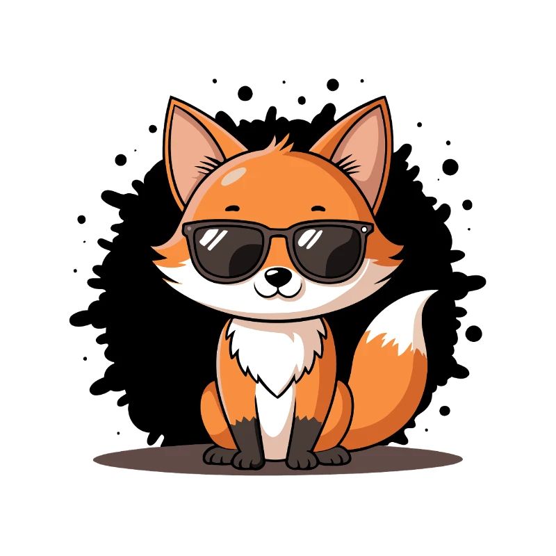 Chic Fox Black Glasses