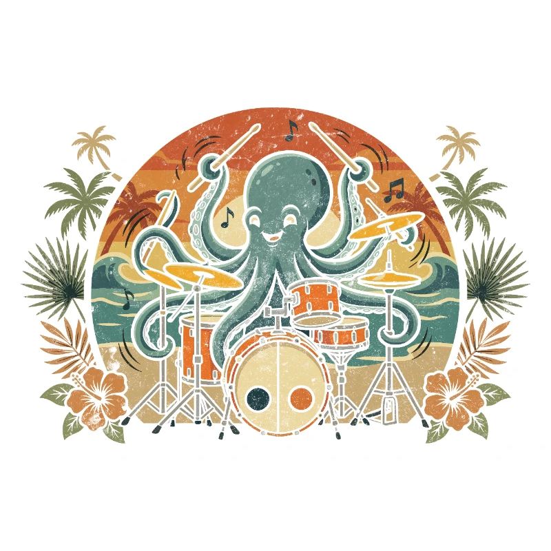 Percussionniste Tropical Octopus