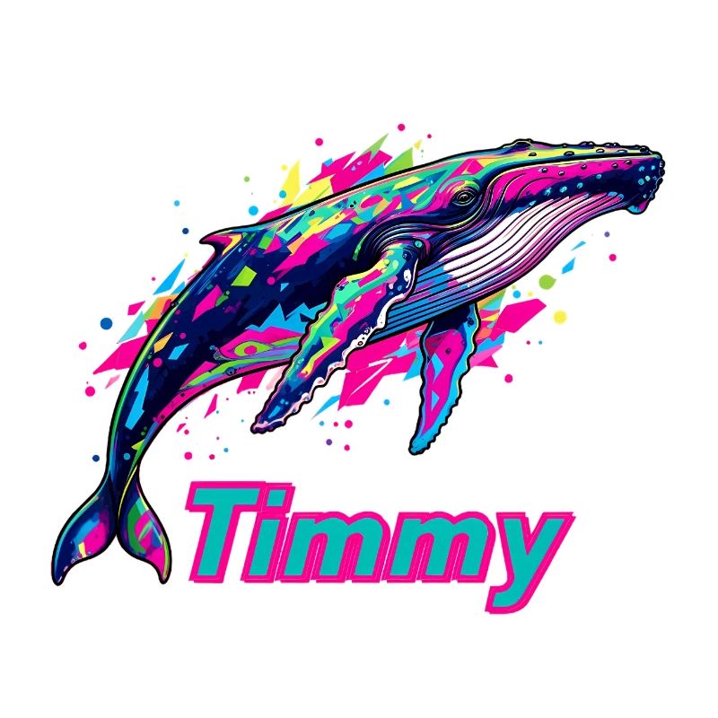 Graffiti néon de Timmy