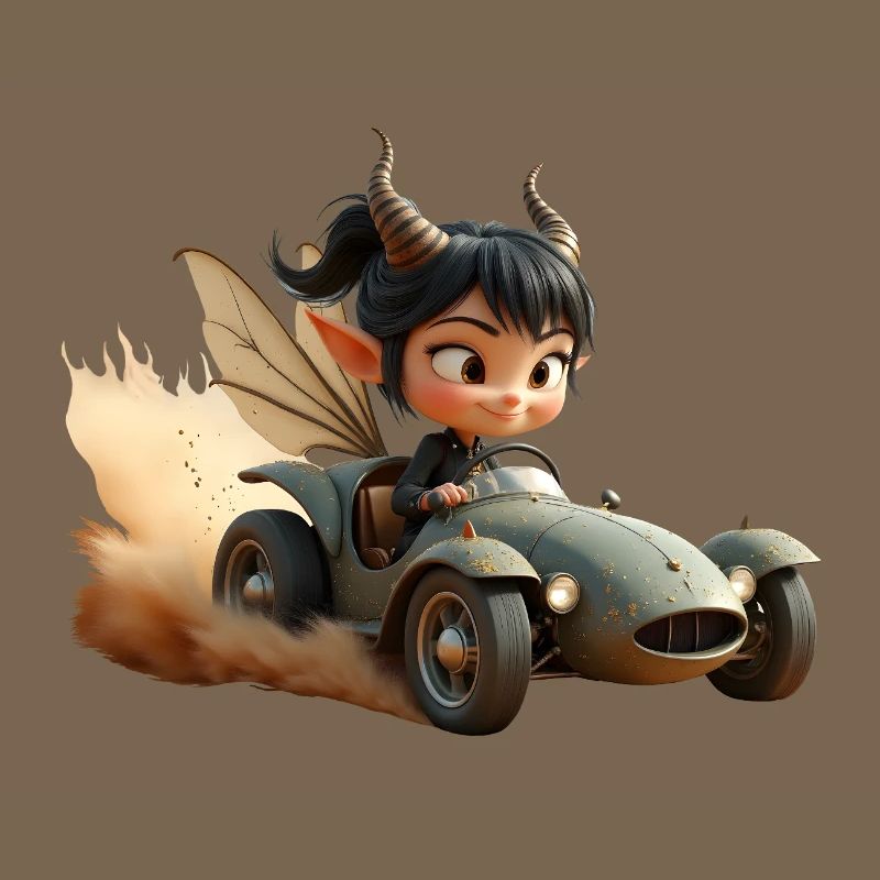 Gobelin d’aventure dans un wagon de sable