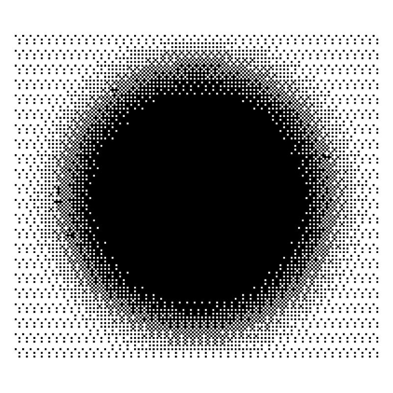 Design des points de soleil noirs