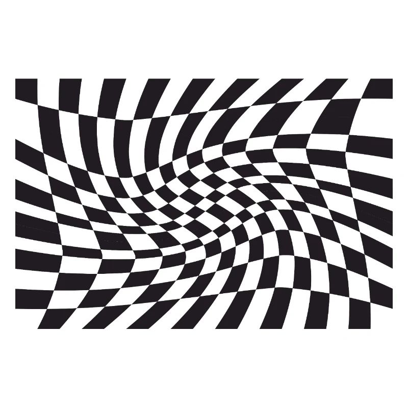 Warped Checker Optical Spiral