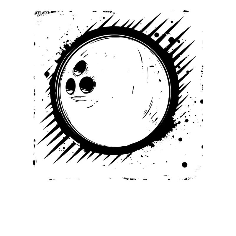 Graphique de la boule de bowling