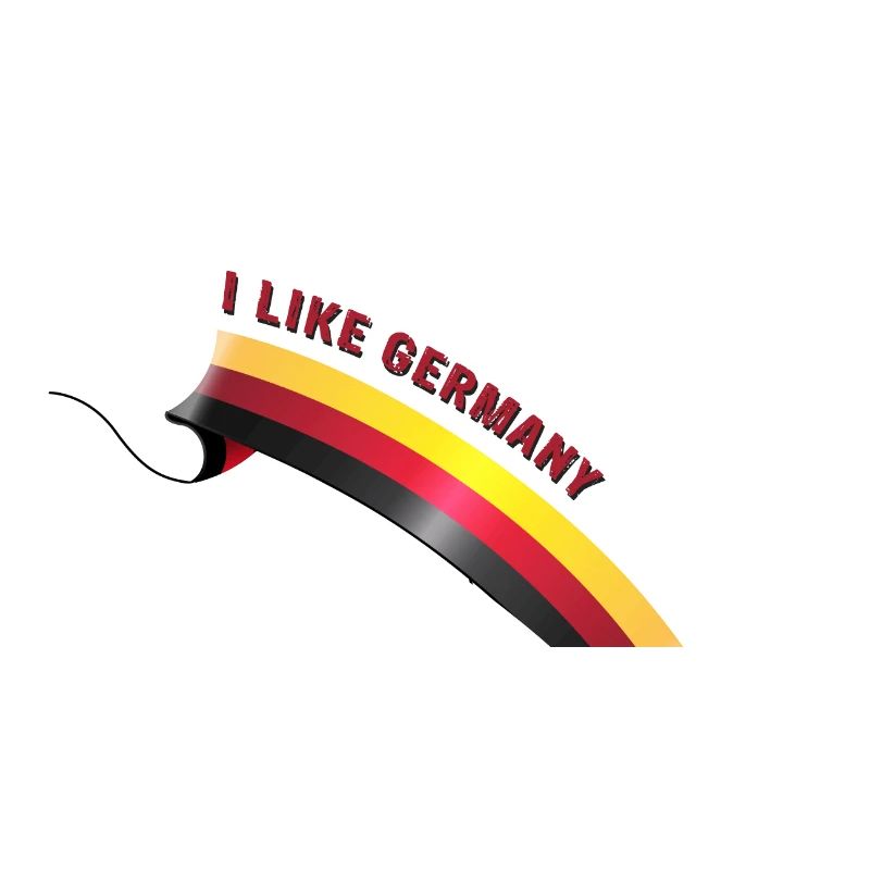 I LIKE GERMANY avec drapeau