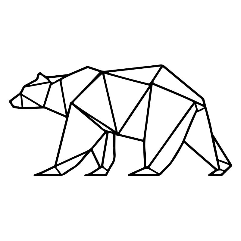 Bear Grizzly Polar Bear Polygon