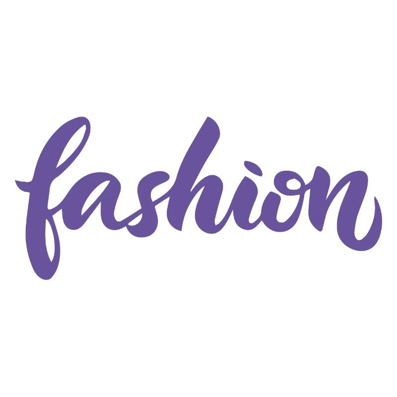 Tendance des écritures de lettrage mode violettes de mode