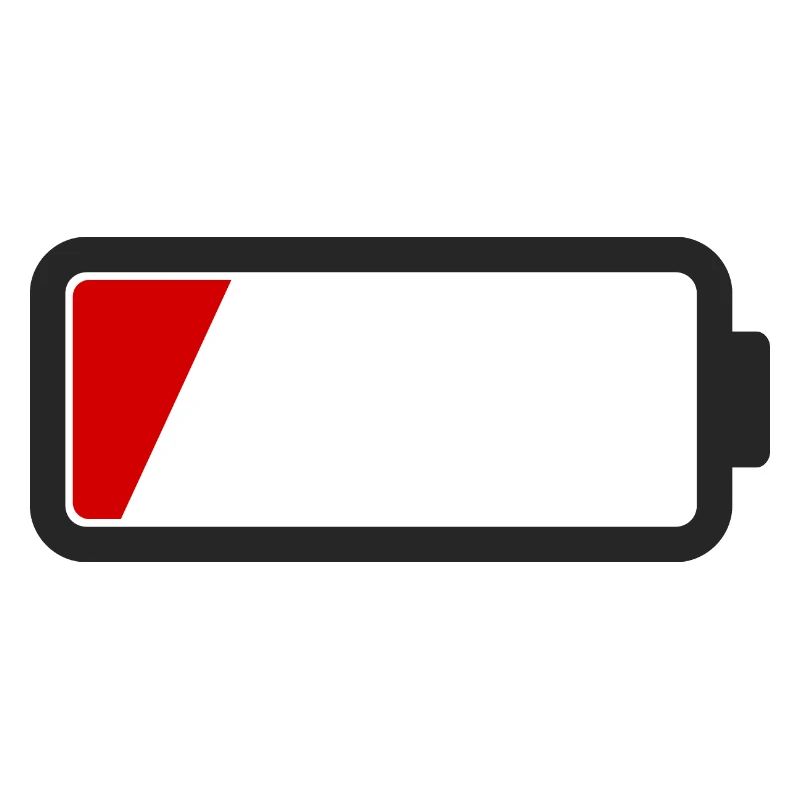 Batterie vide