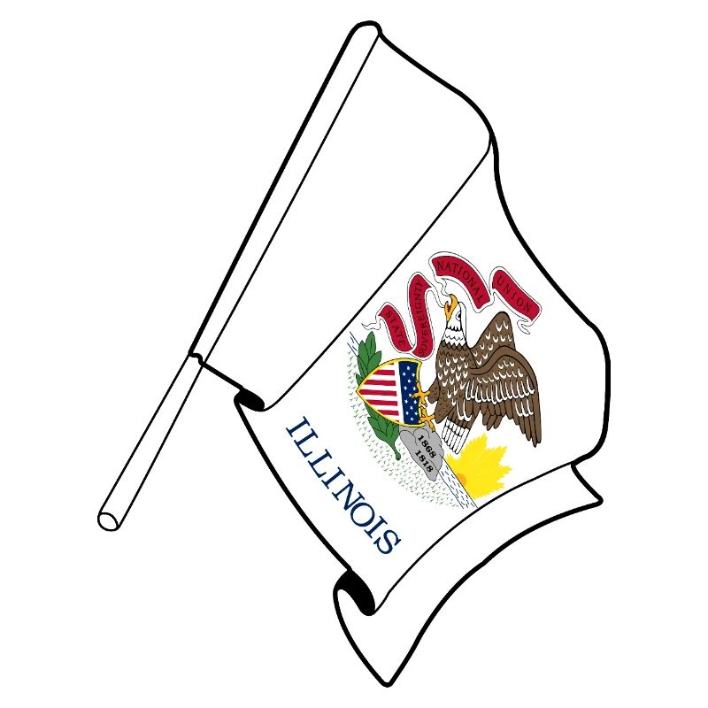 Drapeau de l’Illinois