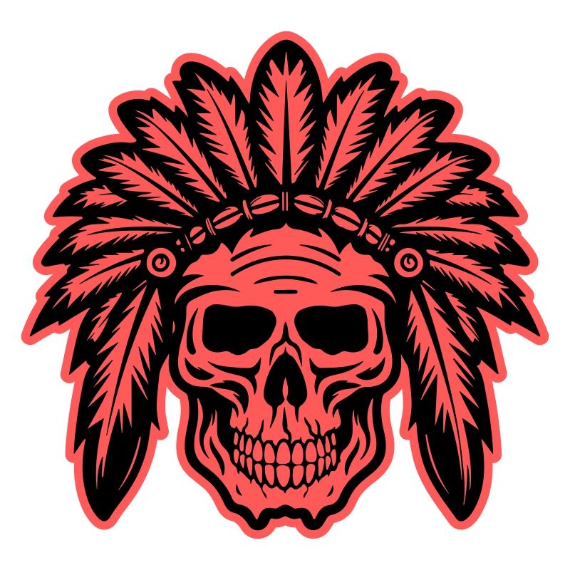 Apache Indian Chief Skull