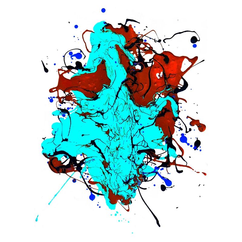 Rougeturquoise.Éclaboussure