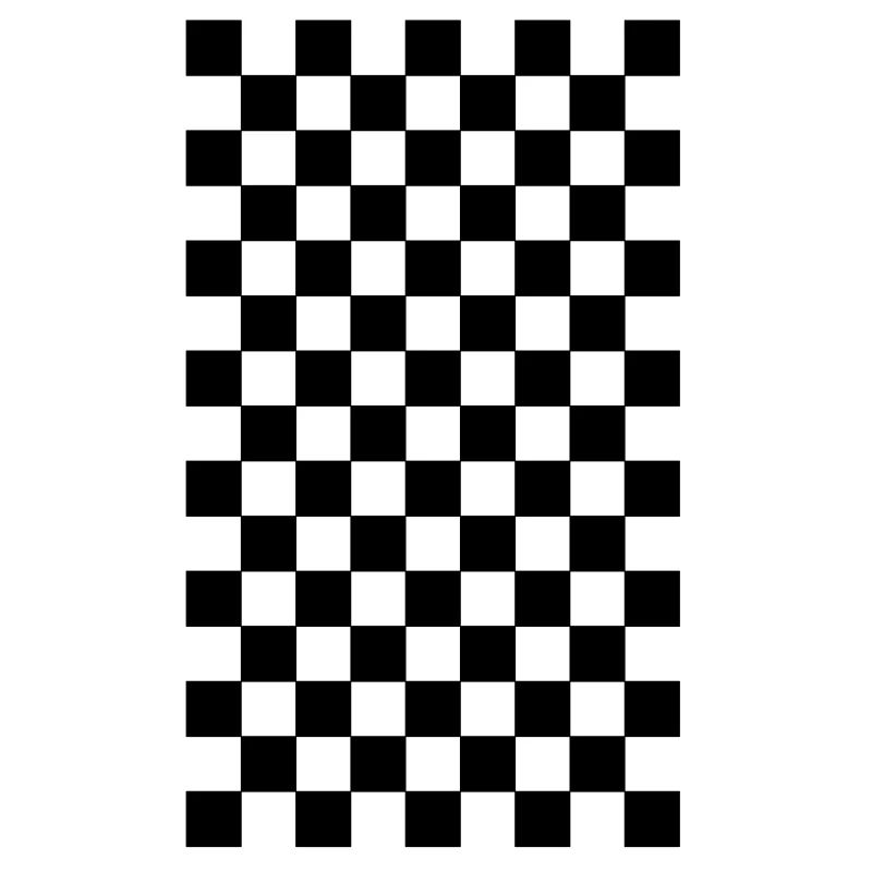 quadrillé pattern black white