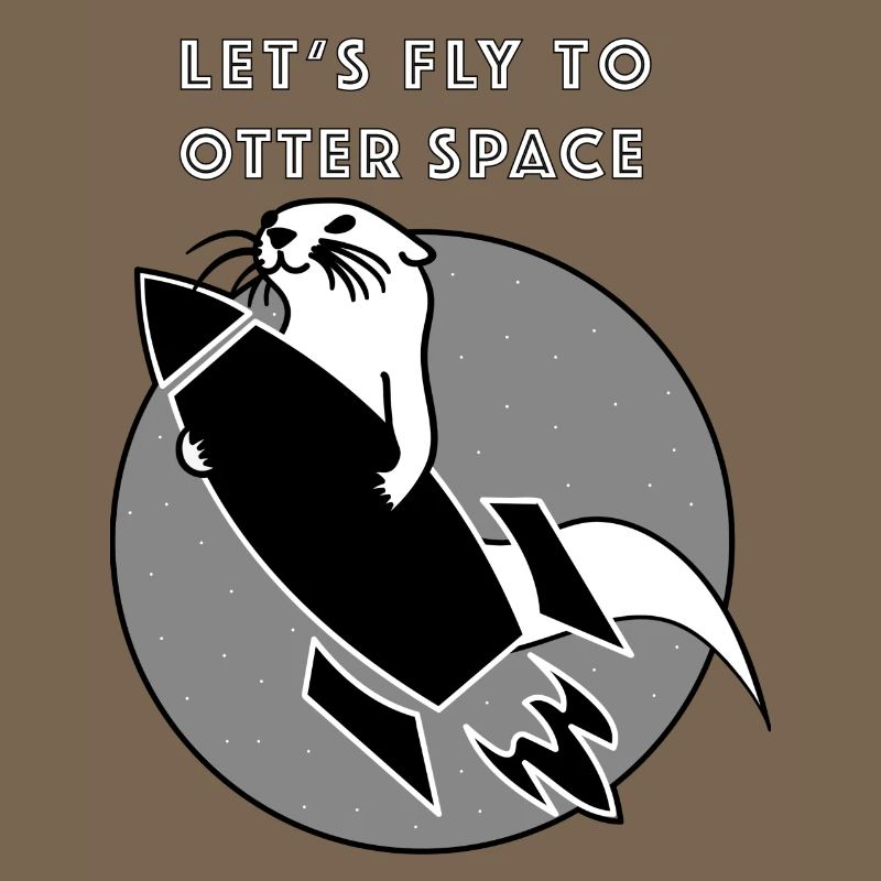 Volons DE L'ESPACE OTTER - NOIR ROCKET