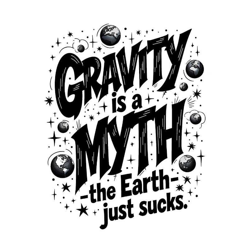 GRAVITY IS A MYTH—THE EARTH JUST SUCKS, PHYSICS
