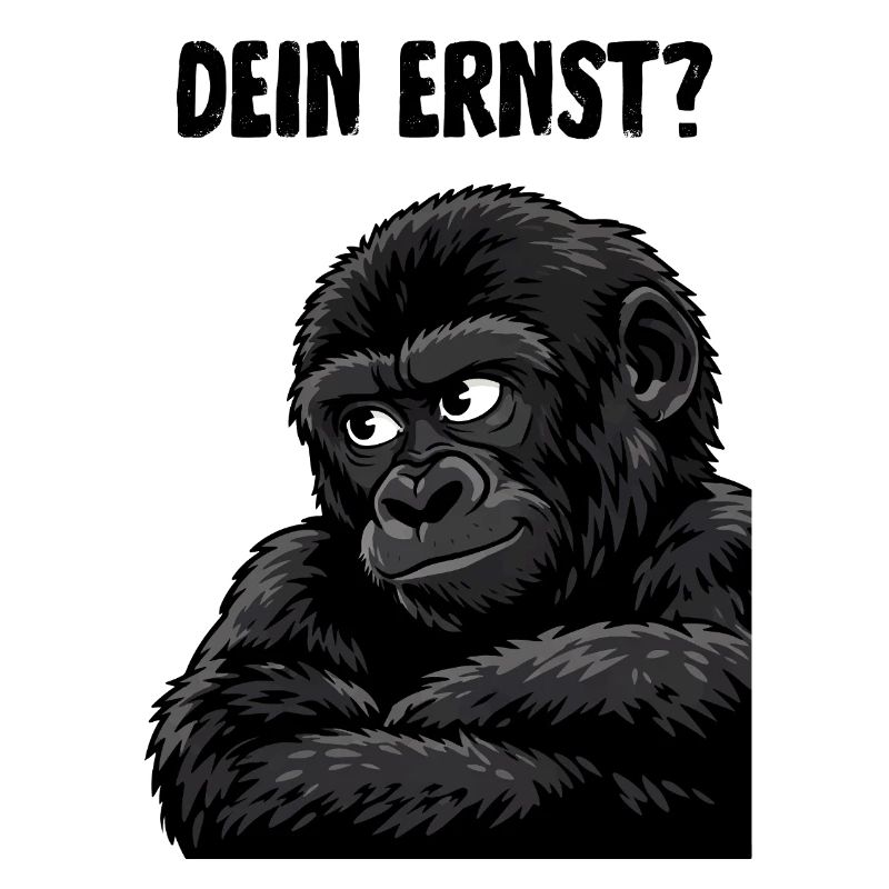 Monkey with a skeptical look - you're serious?