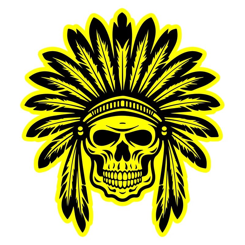 Crâne de chef indien apache