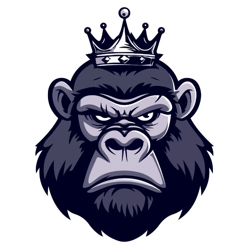Gorilla Head Crown