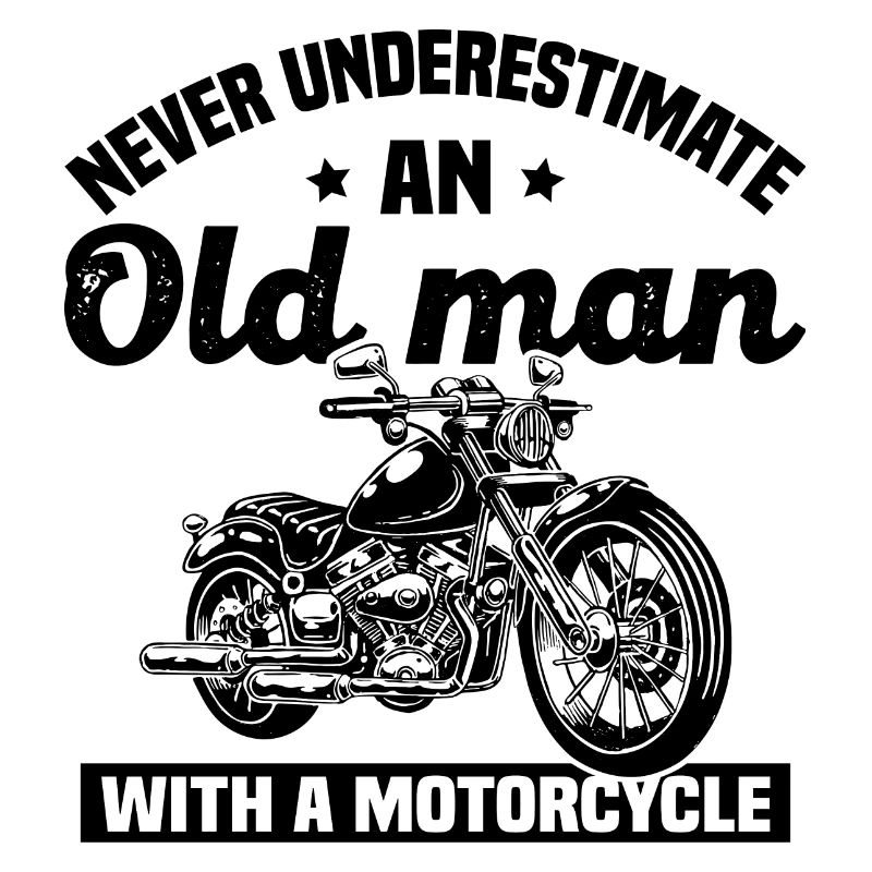 Never underestimate an old man with a motorcycle