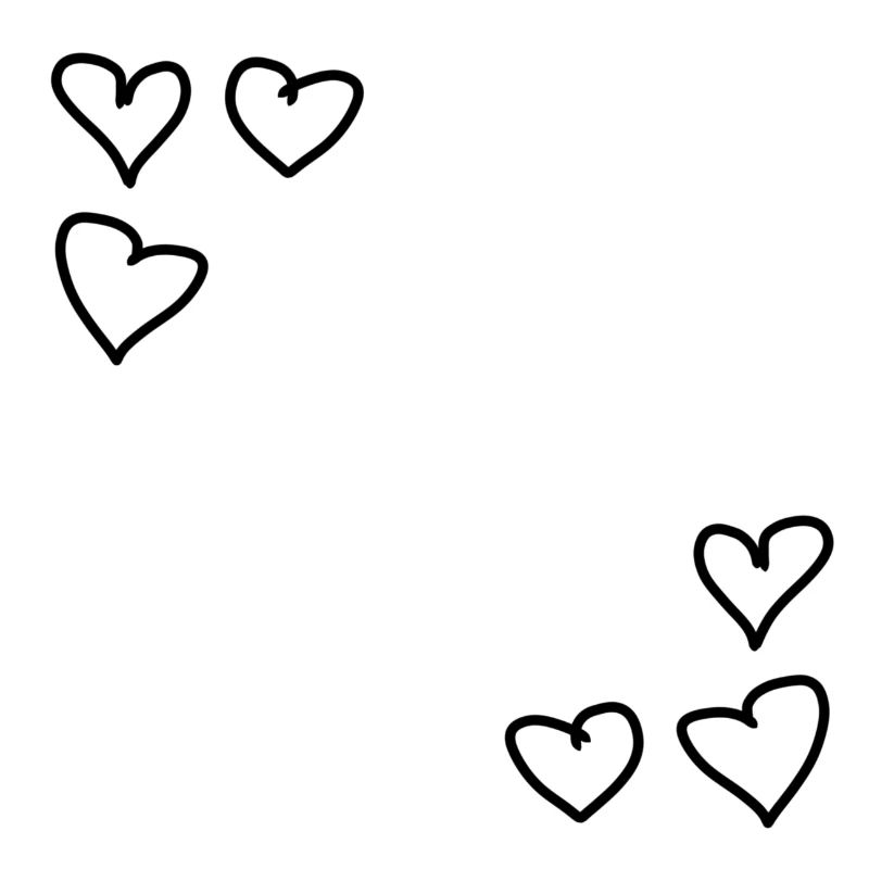 hearts pattern frame shapes heart love