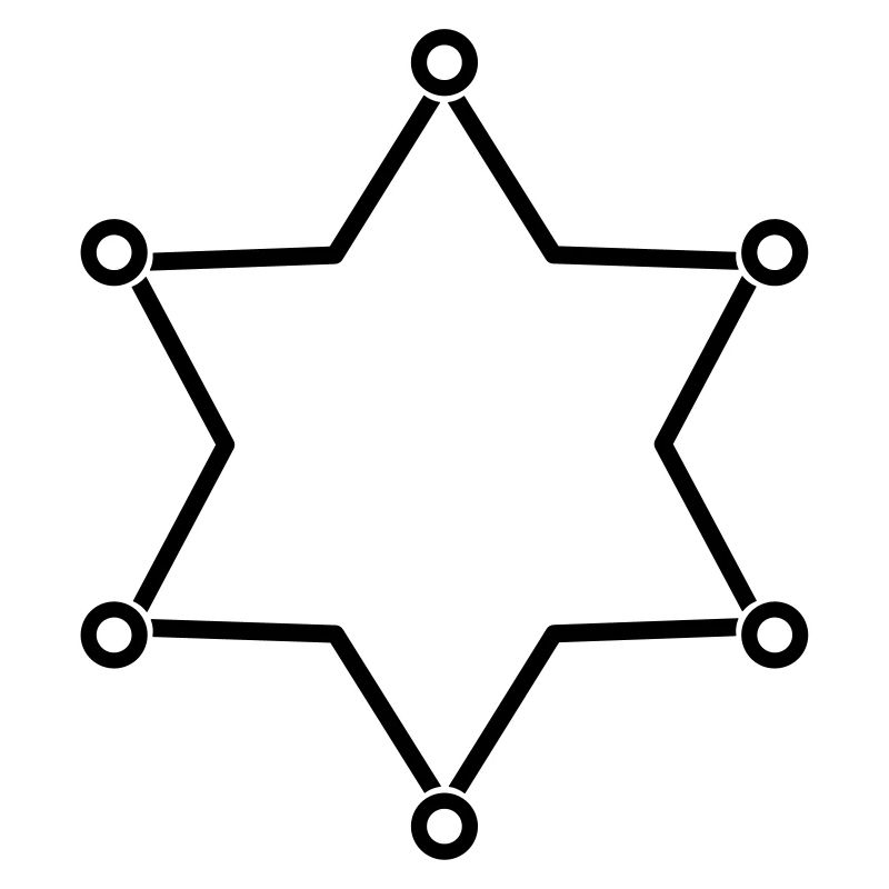 Sheriff star frame