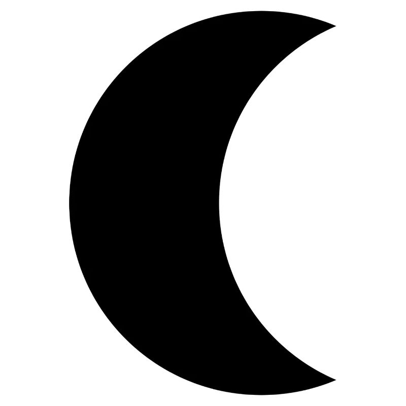 Crescent moon
