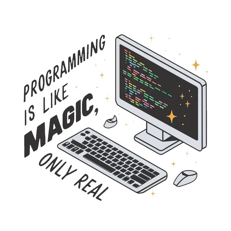 Programming is like magic, only real.