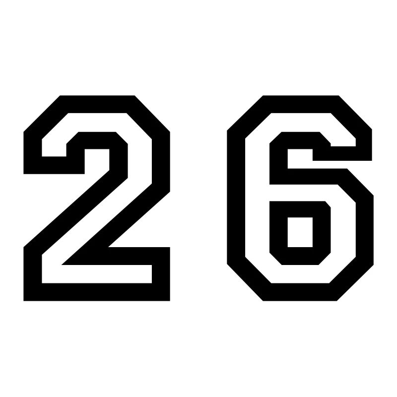 Number - 26 - Twenty Six
