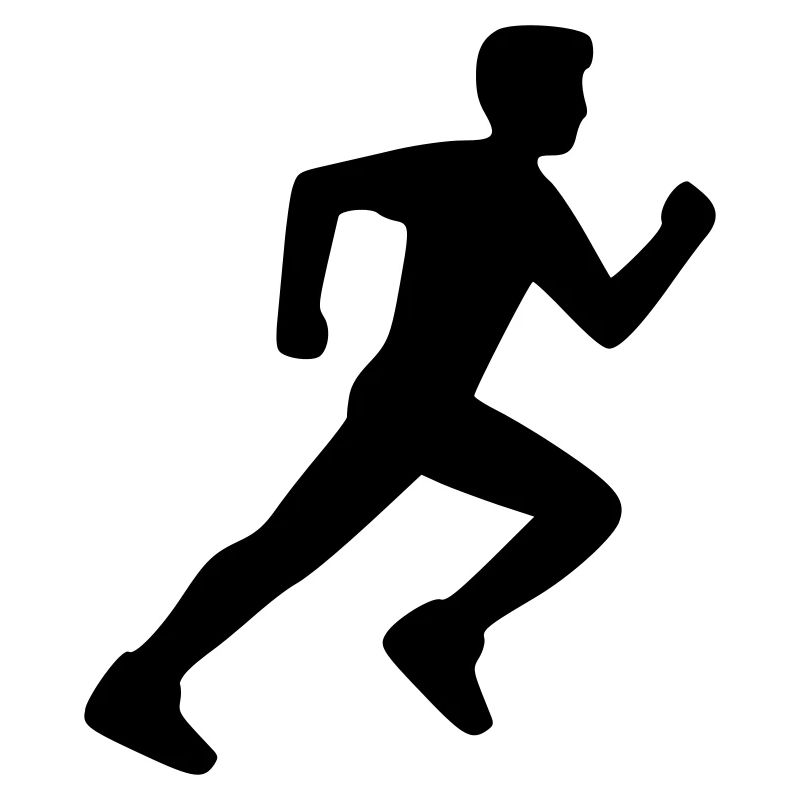 Runner Runner Jogger Minimal Icon Vector