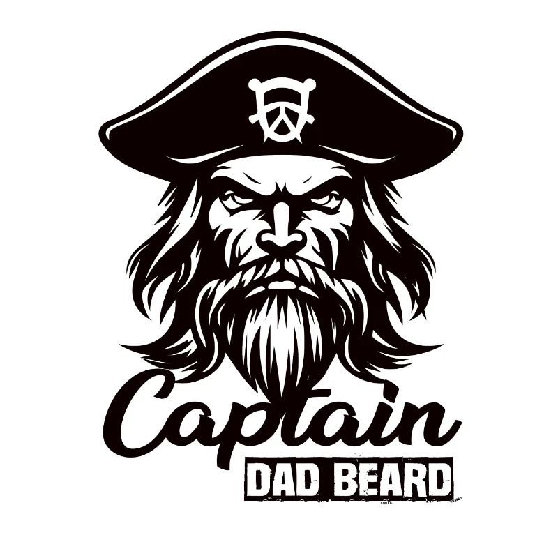 Captain Dad Beard Captain Boat Sailing Sailor