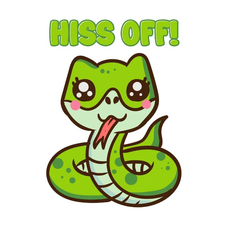 Sifflement ! - Jeu de mots sur le serpent mignon