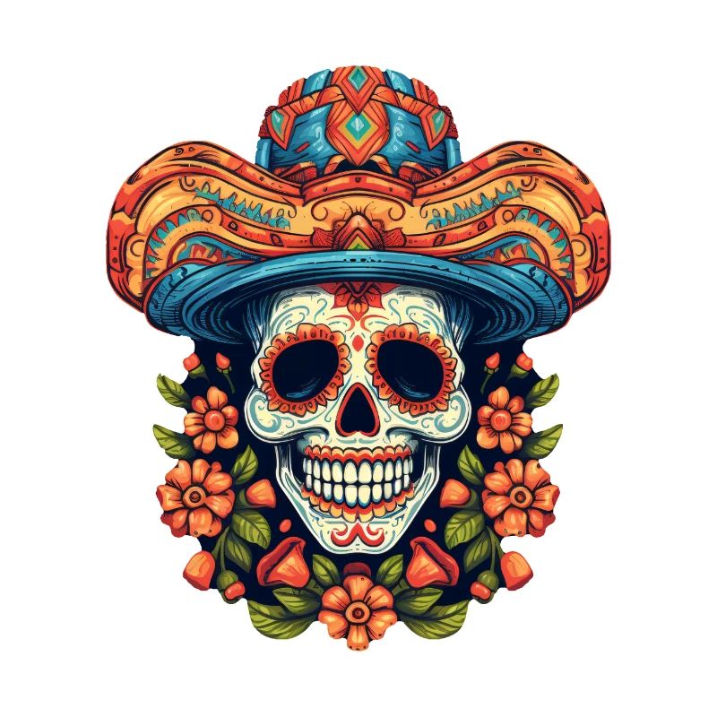 Crâne de Cinco de Mayo
