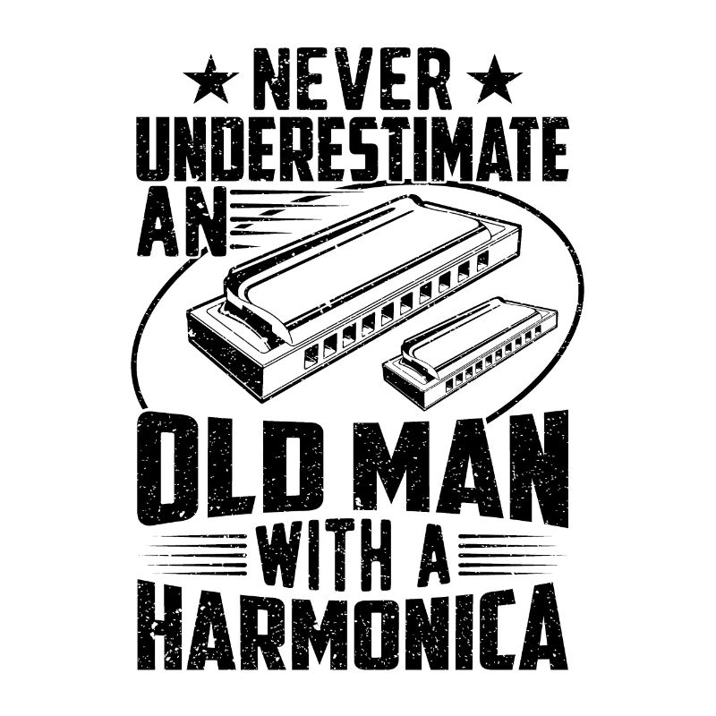 Old Man With A Harmonica