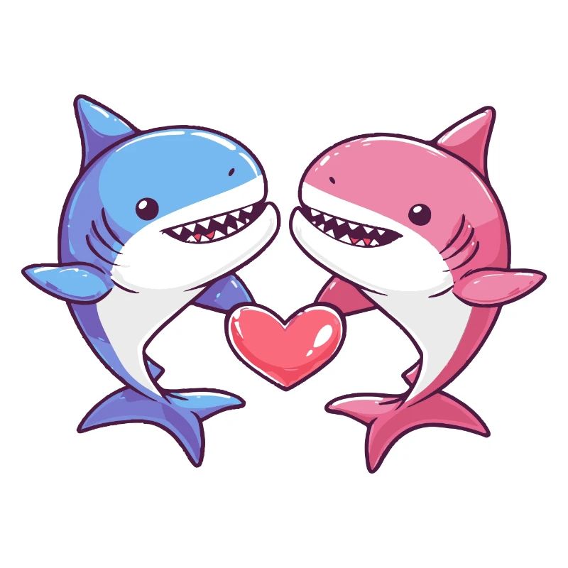 Hai Comic Paar Liebe
