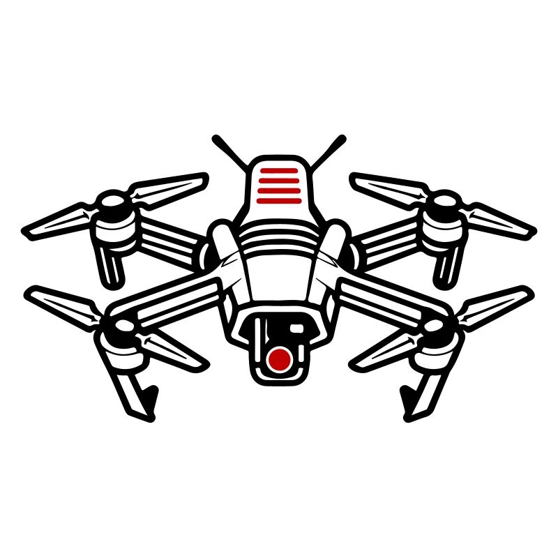 Drone Icon Silhouette