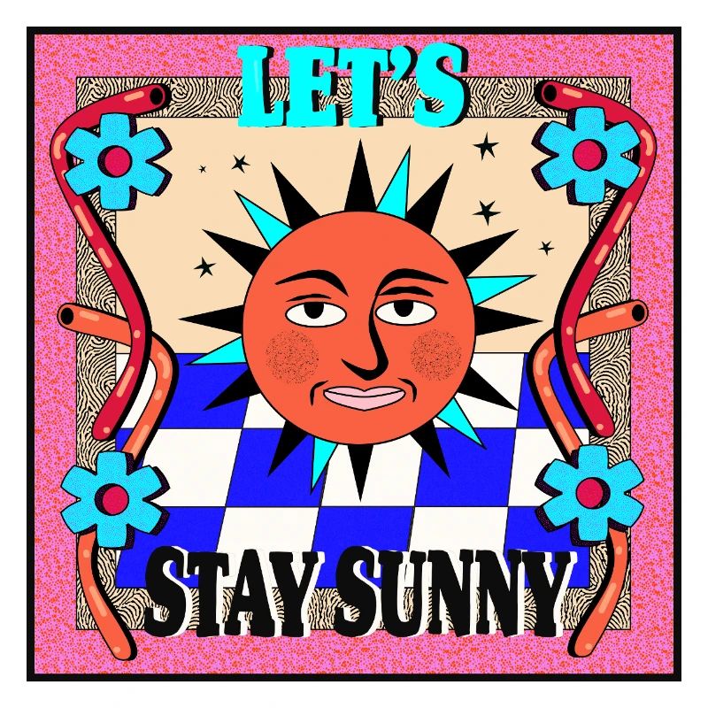 Restez Sunny_ le design rétro