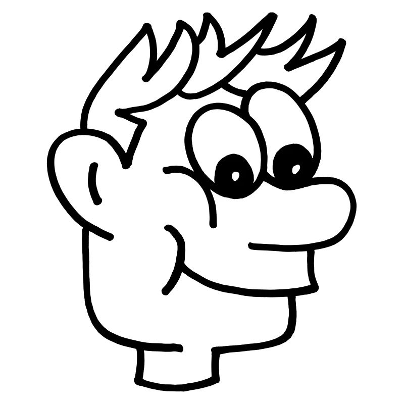 Comic Boy Face